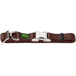 Hunter ogrlica za pse Vario Basic Alu-Strong L najlon smeđa