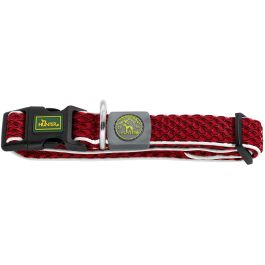 Hunter ogrlica za pse Vario Basic S-M 25 mm, crvena reflektirajuća