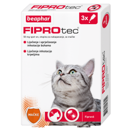 Beaphar Fiprotec spot on za mačke, 50 mg