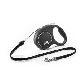 Flexi Black Design uže, crna