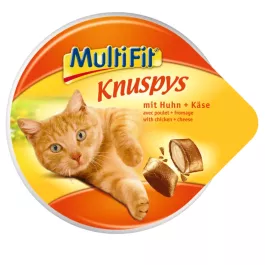 MultiFit poslastica za mačke Knuspys piletina i sir 60 g