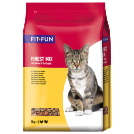 FIT+FUN Cat Finest piletina i puretina 1 kg