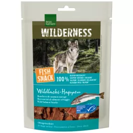 Real Nature poslastica za pse Wilderness Fish snack Fresh Water losos 70 g