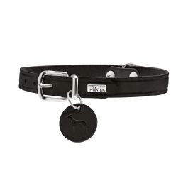 Hunter ogrlica za pse Aalborg XS 32 cm, koža crna