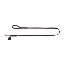 Hunter vodilica za pse Solid Education 11 mm/110 cm, koža tamnosmeđa