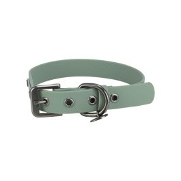 Trixie ogrlica za pse CityStyle PVC M-L 40-47 cm/20 mm sivozelena