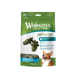Whimzees poslastica za pse Alligator S, 24 komada