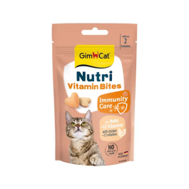 GimCat poslastica za mačke Nutri Vitamin Bites s piletinom 40 g