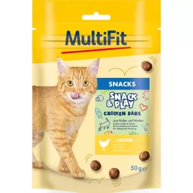 MultiFit poslastica za mačke Snack&Play piletina 50 g