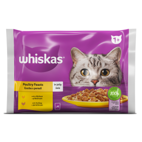 Whiskas 1+ izbor peradi 4 x 85 g