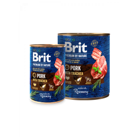 Brit Premium by Nature svinjetina s dušnikom, konzerva