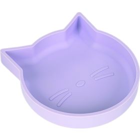 AniOne posuda za mačke Pepe&Kitty silikonska ljubičasta 240 ml