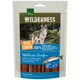 Real Nature poslastica za pse Wilderness Fish snack Fresh Hunt losos 70 g