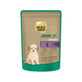 Select Gold Sensitive Junior janjetina s lososom i krumpirom 100 g