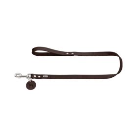 Hunter vodilica za pse 20 mm/100 cm, koža tamnosmeđa