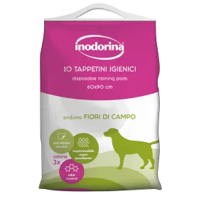 Inodorina Training Pads Flower parfume pelene 60x60, 10 komada