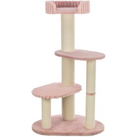 Trixie grebalica za mačke Lonni 132 cm, roza