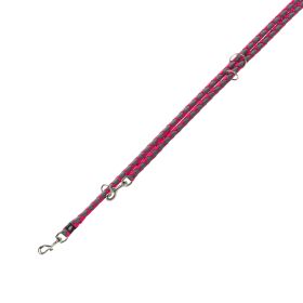 Trixie vodilica za pse podesiva Cavo S-M 200 cm/fi-12 mm tamnoružičasta/siva